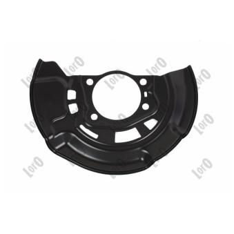 Déflecteur, disque de frein avant droit ABAKUS 131-07-222