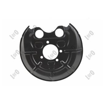 Déflecteur, disque de frein arrière droit ABAKUS