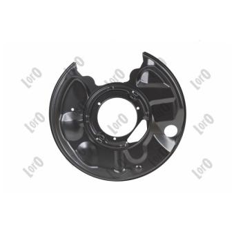 Déflecteur, disque de frein arrière gauche ABAKUS 131-07-661