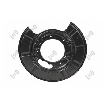 Déflecteur, disque de frein arrière gauche ABAKUS 131-07-667