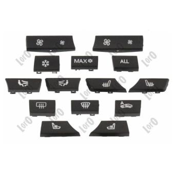 Élément de commande, chauffage/ventilation ABAKUS 135-99-022