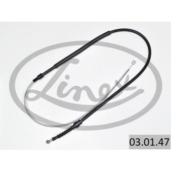 Tirette à câble, frein de stationnement LINEX 03.01.47
