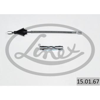 Tirette à câble, frein de stationnement LINEX 15.01.67