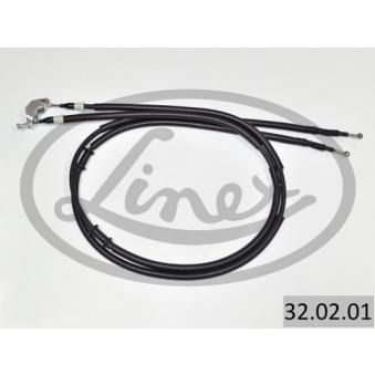 Tirette à câble, frein de stationnement LINEX 32.02.01
