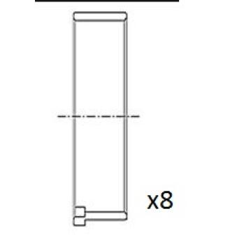 Coussinet de bielle FAI AutoParts BB2051-025