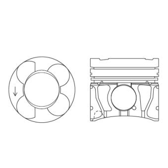 Piston FAI AutoParts PK24-000