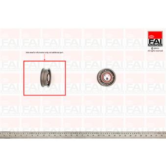 Poulie-tendeur, courroie de distribution FAI AutoParts T9243