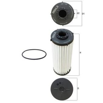 Filtre hydraulique, boîte automatique KNECHT