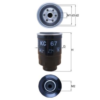 Filtre à carburant KNECHT