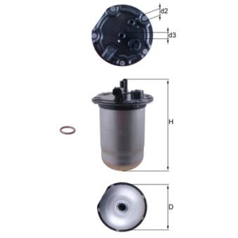 Boîtier, filtre à carburant KNECHT