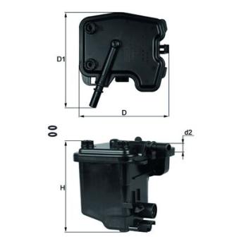 Filtre à carburant KNECHT KL 431D