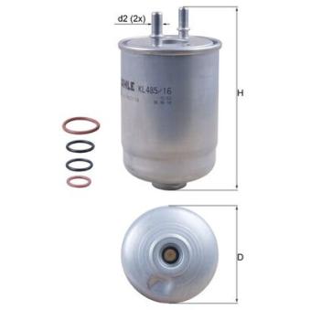 Filtre à carburant KNECHT KL 485/16D