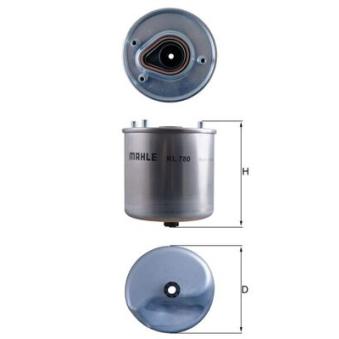 Filtre à carburant KNECHT KL 780