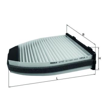Filtre, air de l'habitacle KNECHT LA 413
