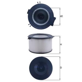 Filtre, air de l'habitacle KNECHT LA 65