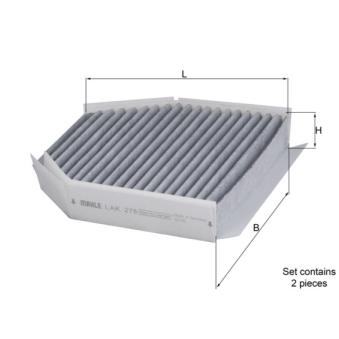 Filtre, air de l'habitacle KNECHT