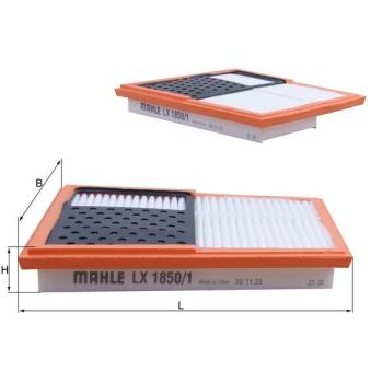 Filtre à air KNECHT LX 1850/1