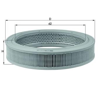 Filtre à air KNECHT LX 208