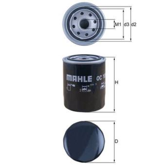 Filtre à huile KNECHT OC 105