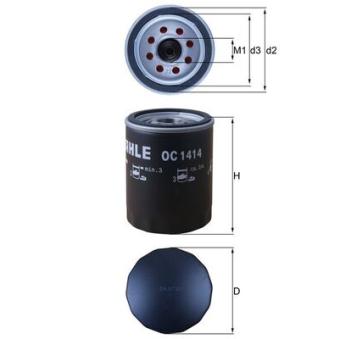 Filtre à huile KNECHT OC 1414