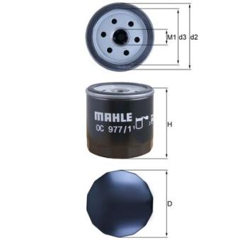 Filtre à huile KNECHT OC 977/1