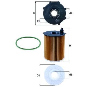 Filtre à huile KNECHT OX 171/2D1