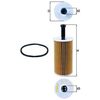 Filtre à huile KNECHT OX 193D
