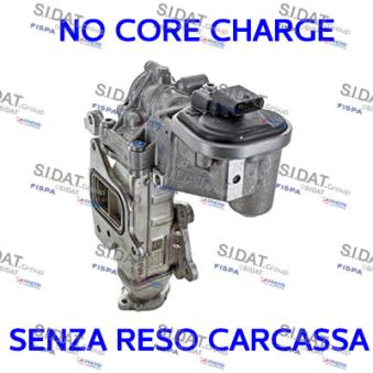 Radiateur, réaspiration des gaz d'échappement SIDAT 83.1072R