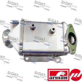 Radiateur, réaspiration des gaz d'échappement SIDAT 83.1219AS