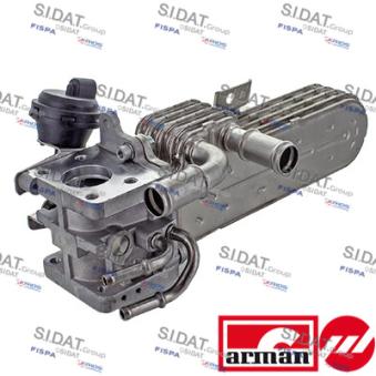 Radiateur, réaspiration des gaz d'échappement SIDAT 83.1666AS