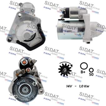 Démarreur SIDAT S12VA0787A2