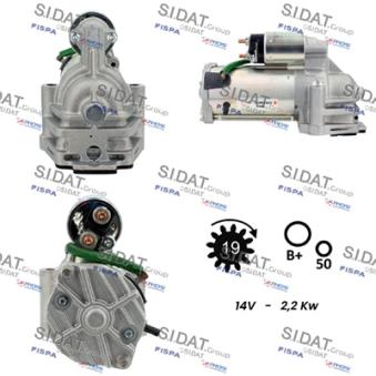 Démarreur SIDAT S12VS0032