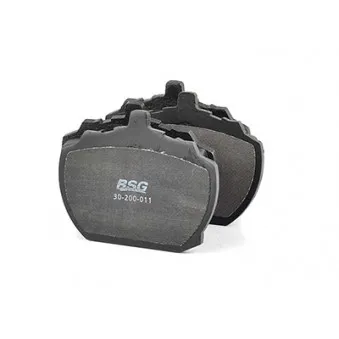 Jeu de 4 plaquettes de frein avant BSG BSG 30-200-011