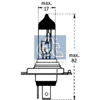 Ampoule, projecteur principal DT