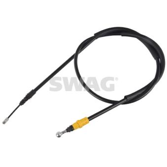Tirette à câble, frein de stationnement arrière gauche SWAG 33 10 7713
