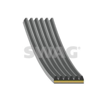 Courroie trapézoïdale à nervures SWAG 33 10 8870