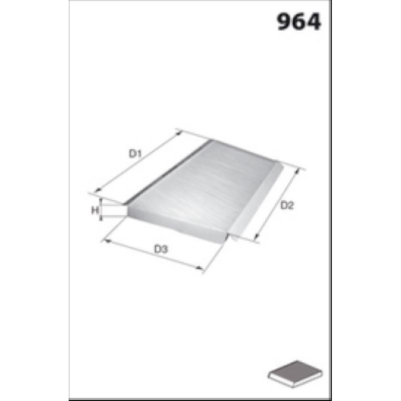 Filtre, air de l'habitacle MECAFILTER EKR7084 - Visuel 1