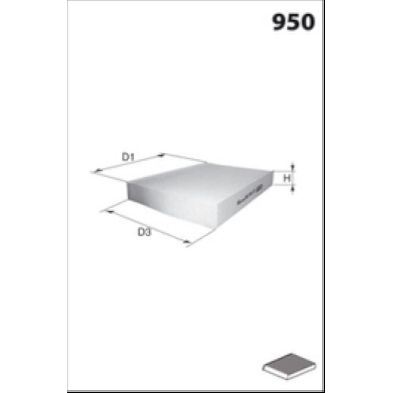 Filtre, air de l'habitacle MECAFILTER EKR7338 - Visuel 1