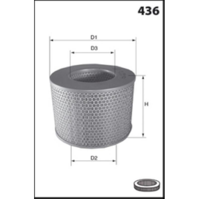 Filtre à air MECAFILTER EL3161 - Visuel 1