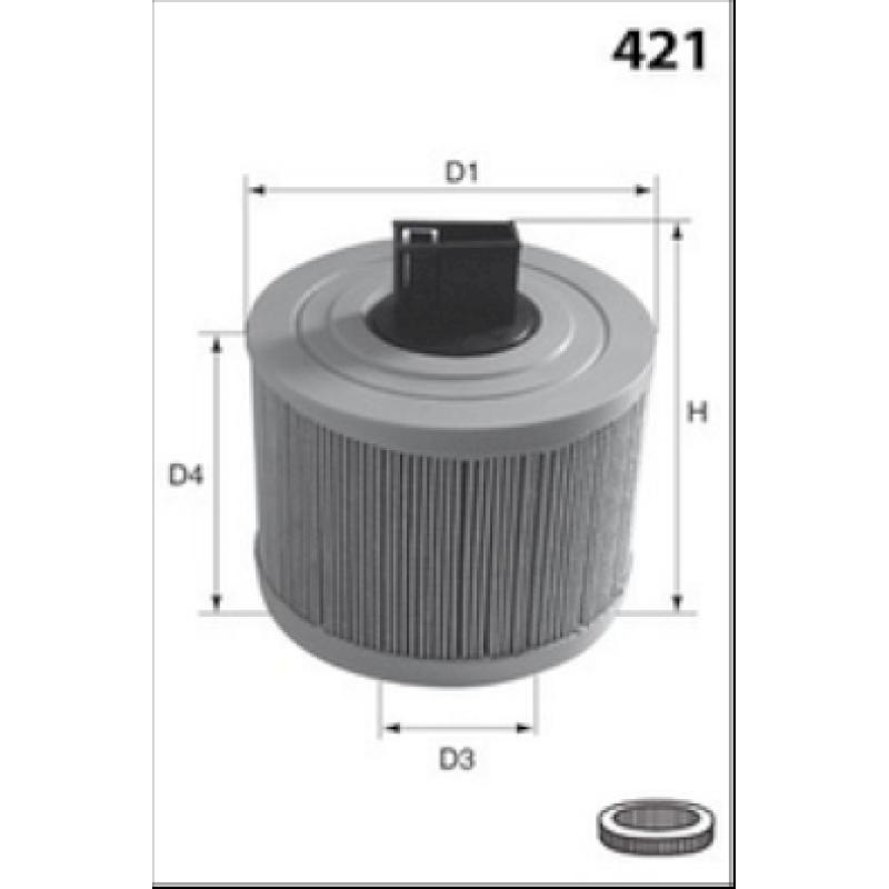 Filtre à air MECAFILTER EL9623 - Visuel 1