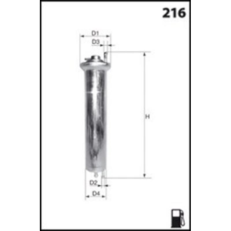 Filtre à carburant MECAFILTER ELE6066 - Visuel 1