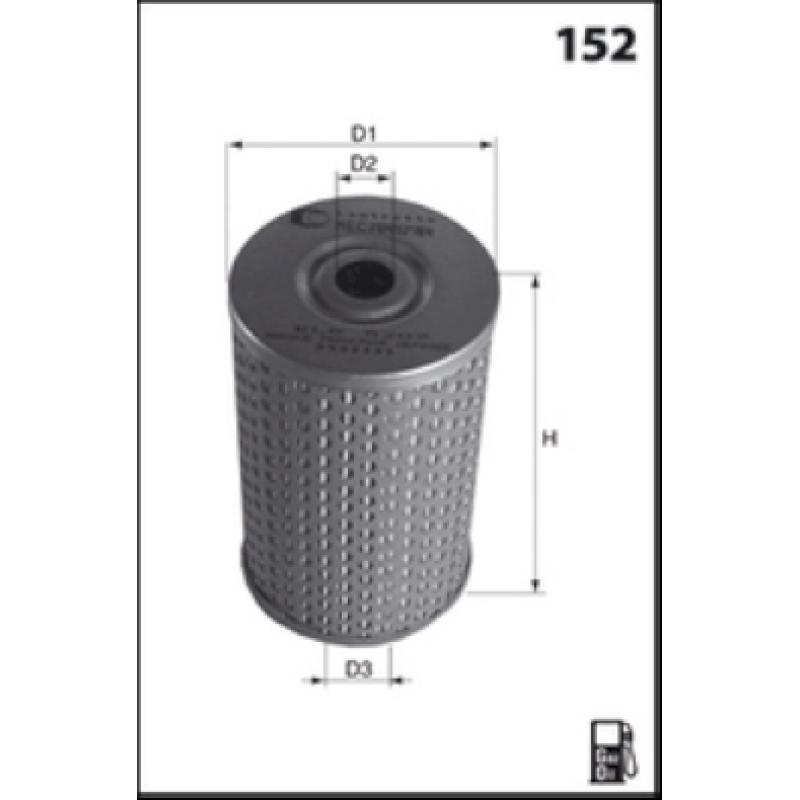 Filtre à carburant MECAFILTER ELG5207 - Visuel 1