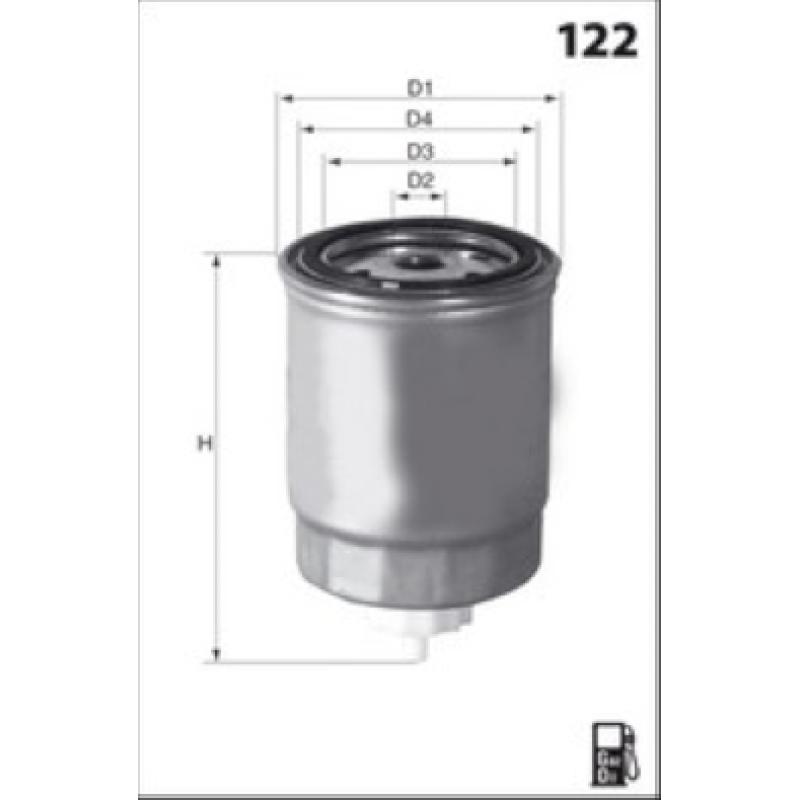 Filtre à carburant MECAFILTER ELG5214 - Visuel 1