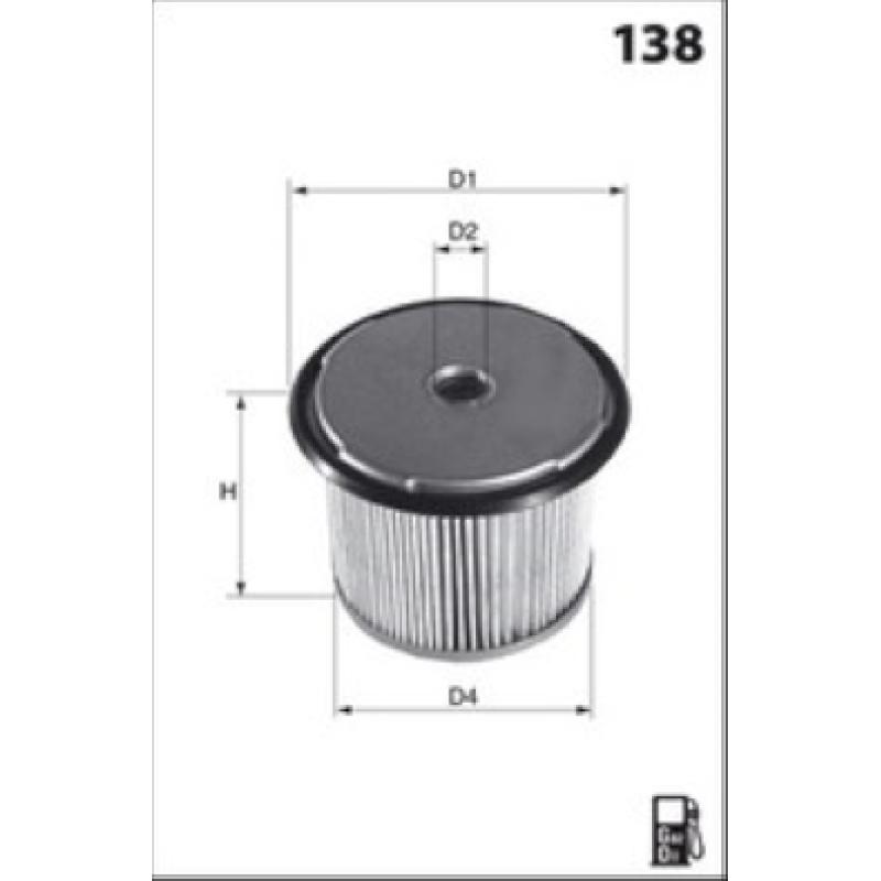 Filtre à carburant MECAFILTER ELG5218 - Visuel 1