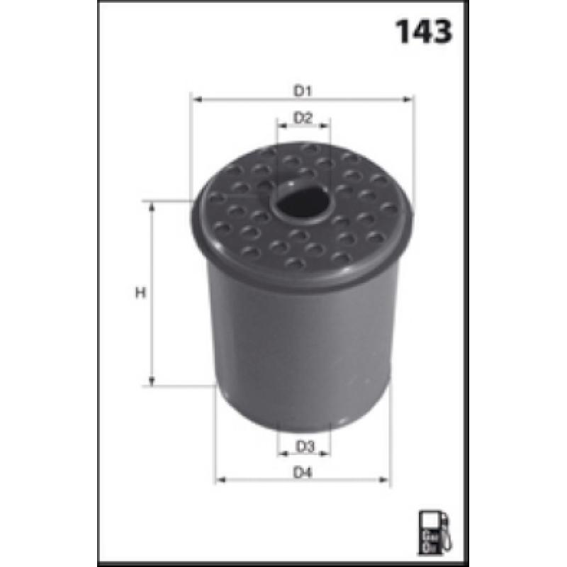 Filtre à carburant MECAFILTER ELG5227 - Visuel 1
