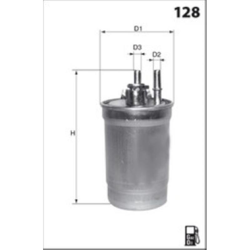 Filtre à carburant MECAFILTER ELG5251 - Visuel 1