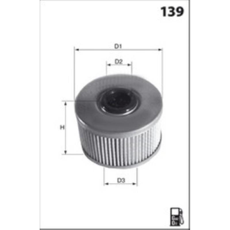 Filtre à carburant MECAFILTER ELG5292 - Visuel 1
