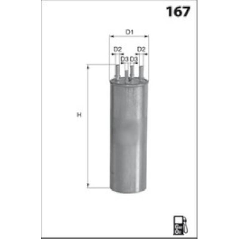 Filtre à carburant MECAFILTER ELG5325 - Visuel 1