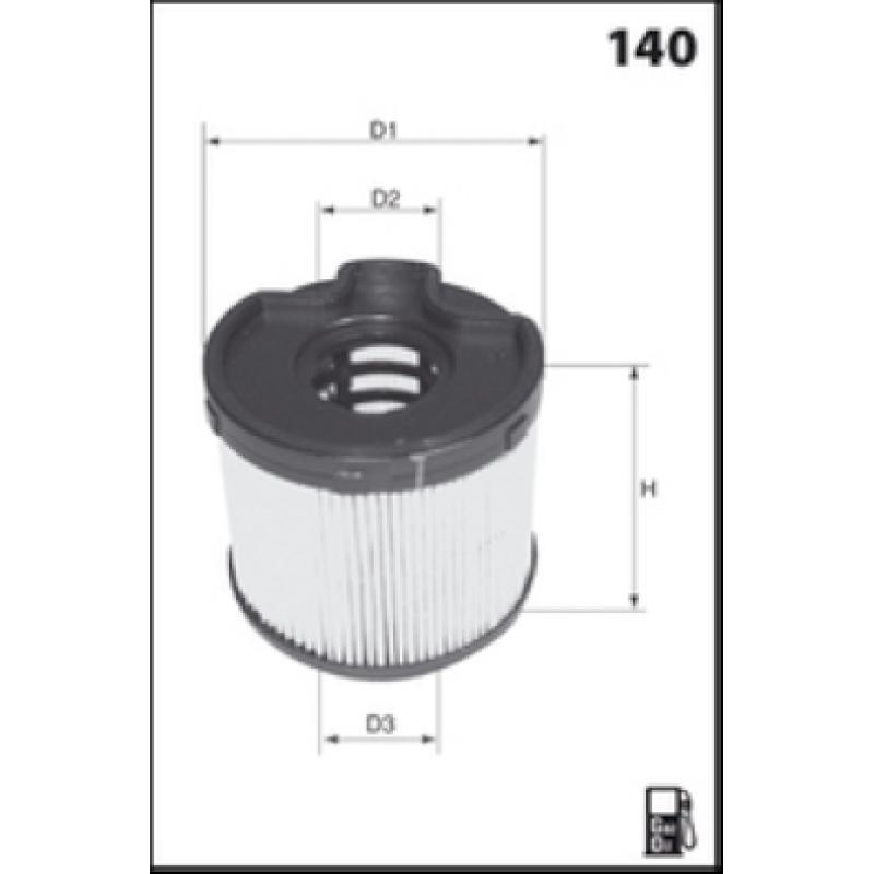 Filtre à carburant MECAFILTER ELG5493 - Visuel 1