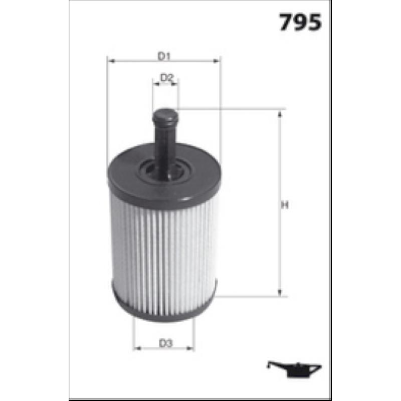 Filtre à huile MECAFILTER ELH4347 - Visuel 1